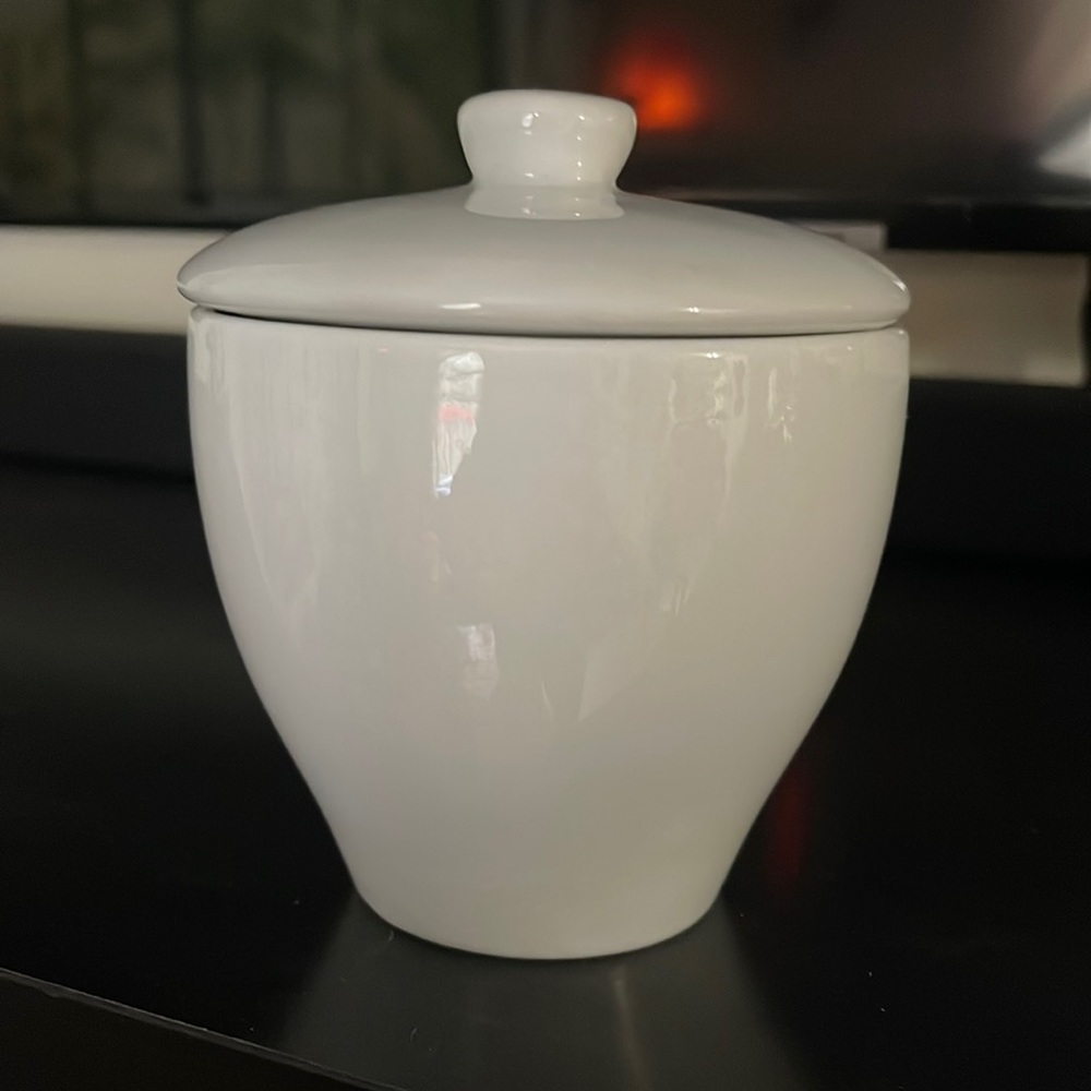 Pottery Barn sugar bowl